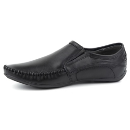 Olivier Mocasines slip-on hombre piel 4206 negro 1