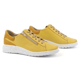 WASAK Deportivas mujer piel 0720W amarillo 2