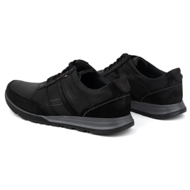 Olivier Zapatos con cordones de piel para hombre Sport Style 310GT, negro 4