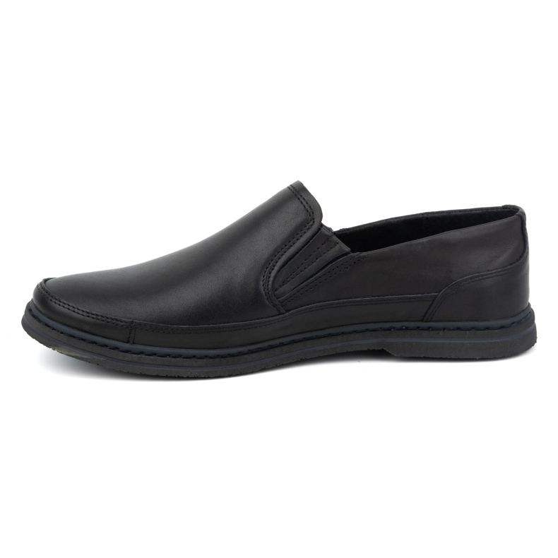 Olivier Zapatos hombre piel 612 negro 1