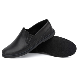 Olivier Zapatos hombre piel 612 negro 4