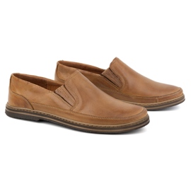 Olivier Zapatos hombre piel 612 rojo naranja 3