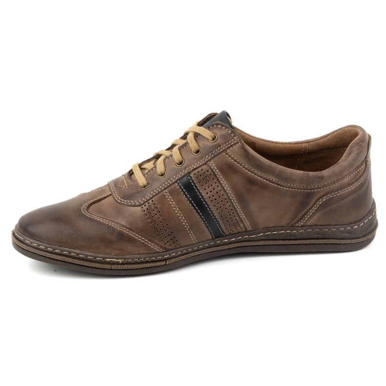 Zapatos con cordones hombre piel JOKER 521 marrón 1 Zapatos con cordones hombre piel JOKER 521 marrón 1