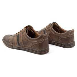 Zapatos con cordones hombre piel JOKER 521 marrón 5