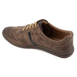 Zapatos con cordones hombre piel JOKER 521 marrón 7