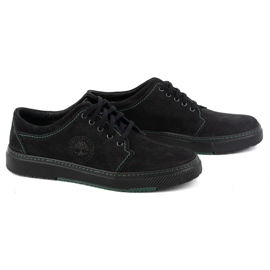 Joker Zapatos casual hombre piel 894J Negro 3