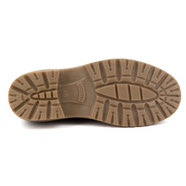 Polbut Botas de piel para hombre, zapatos bajos con cordones, Polish 2120, marrón 6