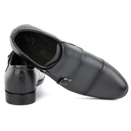 Olivier Monki Zapatos formales de piel 306LU, gris 5