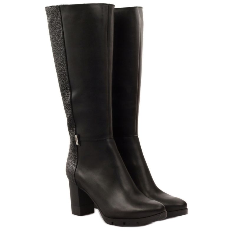 Botas negras chic Marco 737 negro 4 Botas negras chic Marco 737 negro 4