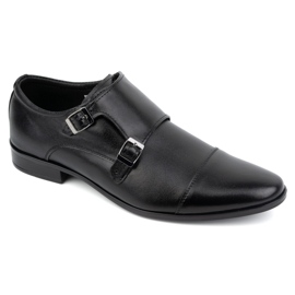 Olivier Zapatos formales de piel Monki 306LU negro 6