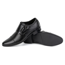 Olivier Zapatos formales de piel Monki 306LU negro 3