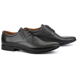 Olivier Zapatos formales de piel para hombre, elegantes, 480 gris. 2