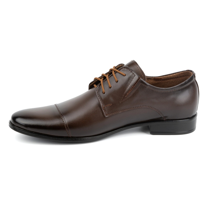 Olivier Zapatos formales hombre piel 288 marrón oscuro 1