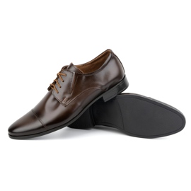 Olivier Zapatos formales hombre piel 288 marrón oscuro 4