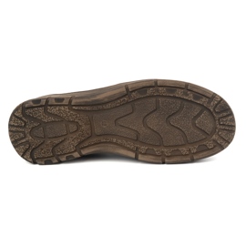 Kampol Zapatos casual slip-on hombre piel 58KAM marrón 5