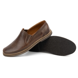 Olivier Zapatos hombre piel 612 marrón oscuro 4