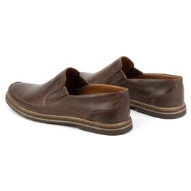 Olivier Zapatos hombre piel 612 marrón oscuro 5