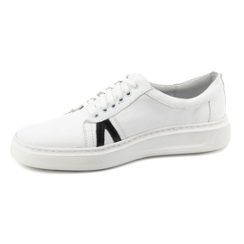 KOMODO Zapatos casual hombre piel 910/2 blanco 1