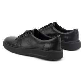 KOMODO Zapatos casual hombre piel 910/2 negro 4