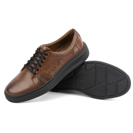 KOMODO Zapatos casual hombre piel 910/2 marrón 4