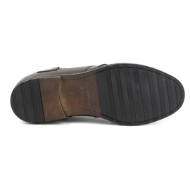 Olivier Botines de piel para hombre, bajos con cordones, 902KZ, marrón 4