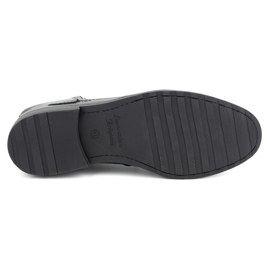 Olivier Botines de piel para hombre, bajos con cordones, 902KZ, negro 6
