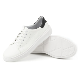 KOMODO Zapatos hombre piel 930K blanco 3
