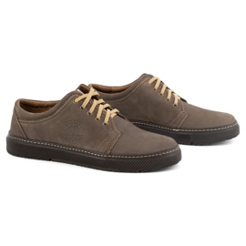 Joker Zapatos casual hombre piel 894J oliva verde 2