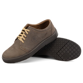 Joker Zapatos casual hombre piel 894J oliva verde 3