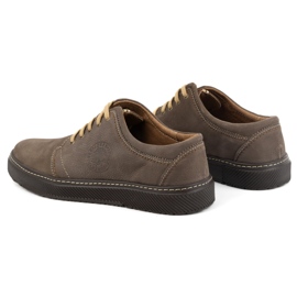 Joker Zapatos casual hombre piel 894J oliva verde 4