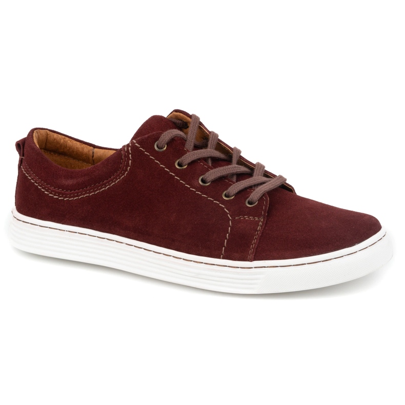 Olivier Zapatos casual hombre piel 946MA burdeos rojo 1 Olivier Zapatos casual hombre piel 946MA burdeos rojo 1