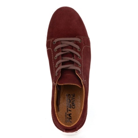 Olivier Zapatos casual hombre piel 946MA burdeos rojo 5