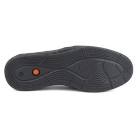 Olivier Mocasines calados de hombre para verano 590MP Negro 5