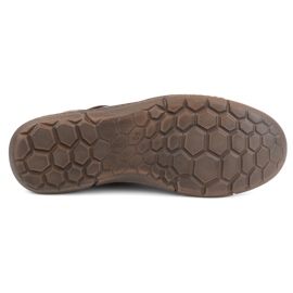 Olivier Zapatos con cordones para hombre en piel 240LU, marrón 5