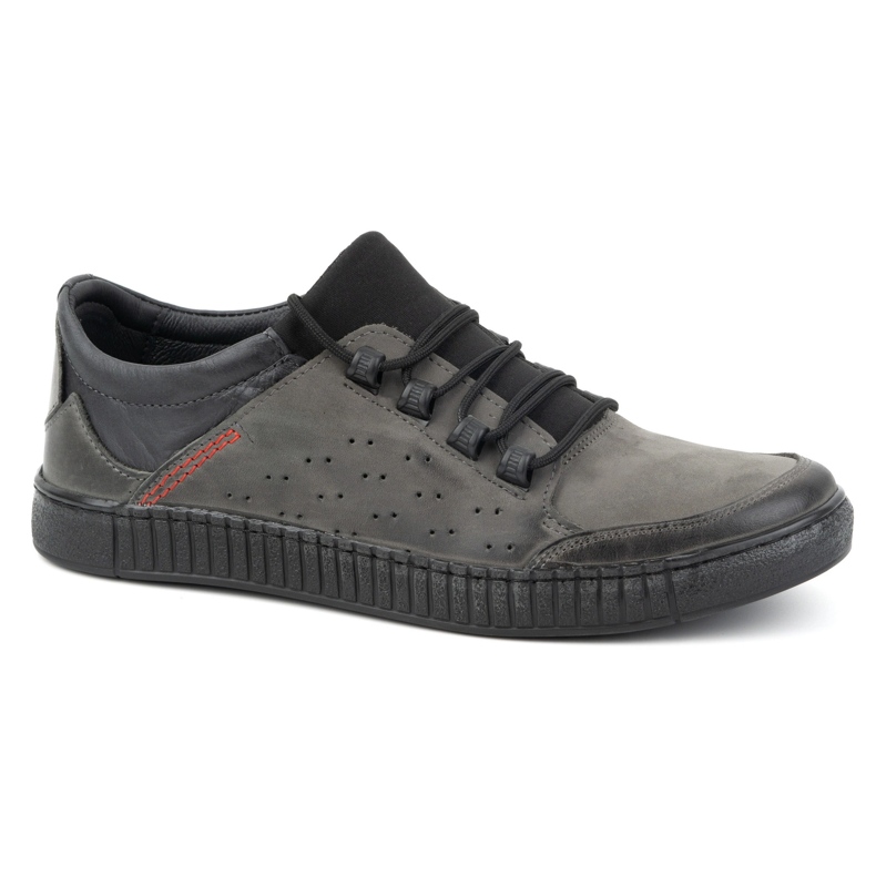 Olivier Zapatos cordones hombre piel 287KZ Gris 1