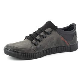 Olivier Zapatos cordones hombre piel 287KZ Gris 2