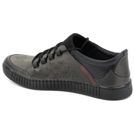 Olivier Zapatos cordones hombre piel 287KZ Gris 6