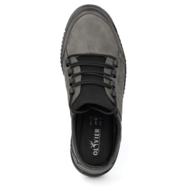 Olivier Zapatos cordones hombre piel 287KZ Gris 7