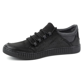 Olivier Zapatos cordones hombre piel 287KZ Negro 1