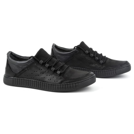 Olivier Zapatos cordones hombre piel 287KZ Negro 2