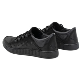 Olivier Zapatos cordones hombre piel 287KZ Negro 4