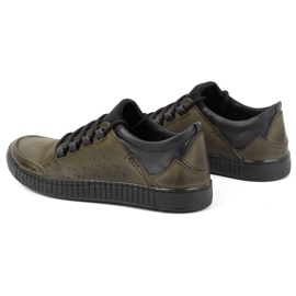 Olivier Zapatos cordones hombre piel 287KZ Verde 4