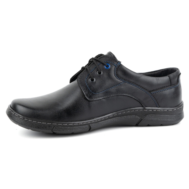 Olivier Zapatos con cordones para hombre fabricados en piel natural casual 240lu, negro 1 Olivier Zapatos con cordones para hombre fabricados en piel natural casual 240lu, negro 1