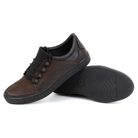 Olivier Zapatos cordones hombre piel 287KZ Marrón 3