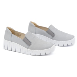 WASAK Zapatos slip-on mujer piel 0721W azul 3