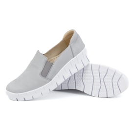 WASAK Zapatos slip-on mujer piel 0721W azul 4