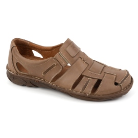 Olivier Zapatos slip-on hombre verano piel 902MP Summer marrón 2