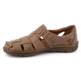 Olivier Zapatos slip-on hombre verano piel 902MP Summer marrón 1