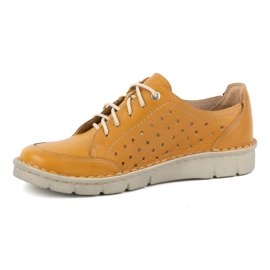 Kampol Zapatos mujer piel 403/83 naranja 2