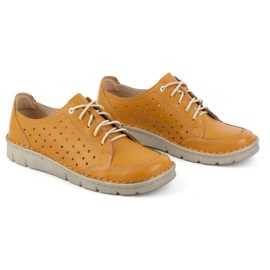 Kampol Zapatos mujer piel 403/83 naranja 3